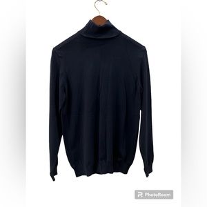 Zara Navy Blue Knit Turtle Neck Men’s (Small)